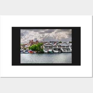 Boathouses At Henley on Thames Posters and Art